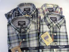 *4 THE NEW IVY BRAND CHECKED SHIRTS
