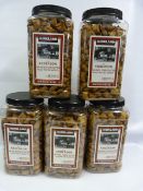 *5 Jars of Kirkland H K Andersons Valancia Peanut Butter Nuggets