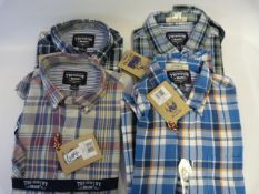 *4 THE NEW IVY BRAND CHECKED SHIRTS