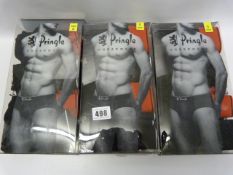 *3 Packs of Pringle Mens Underwear - Small
