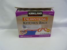 *Box Containing 200 Drawstring Kitchen Bags