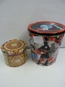 *POPCORN TIN 450G  & Tin of Biscuits