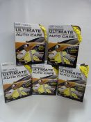 *5 Boxed Sets of The Ultimate Wash Dry & Polish Auto Car Care Kits