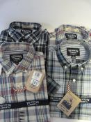 *4 THE NEW IVY BRAND CHECKED SHIRTS