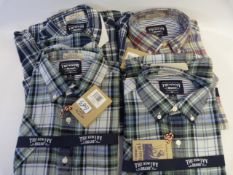 *4 THE NEW IVY BRAND CHECKED SHIRTS