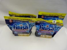 *4 Packs of Finish Power Ball Tablets