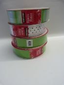 *4 Rolls of Kirklands Wire Edged Ribbon
