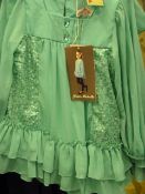 *Aged 6, 7 & 8 Green Tops with Leggings