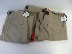 *2 PAIRS OF COMBAT TROUSERS BY DP CLOTHING WAIST 1 X 34