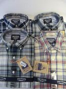 *4 THE NEW IVY BRAND CHECKED SHIRTS
