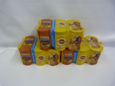 *18 Tins of Pedigree Mixed Flavours Dog Food