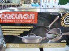 *CIRCULON COOKWARE SET 13PCE