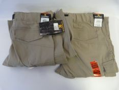 *2 PAIRS OF COMBAT TROUSERS BY DP CLOTHING WAIST 34