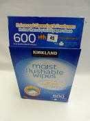 *Box of Kirkland Moist Flushable Wipes
