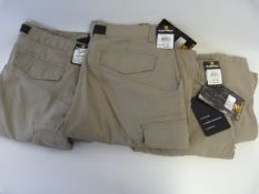 *2 PAIRS OF COMBAT TROUSERS BY DP CLOTHING WAIST 1 X 34