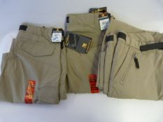 *2 PAIRS OF COMBAT TROUSERS BY DP CLOTHING WAIST 1 X 34