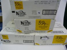 *4 Boxes of KETTLE CHIPS L/SALTED