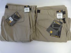 *2 PAIRS OF COMBAT TROUSERS BY DP CLOTHING WAIST 1 X 34