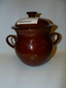 *TERRACOTTA STEW POT