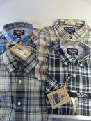 *4 THE NEW IVY BRAND CHECKED SHIRTS