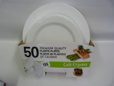 *Boxed Set of 50 Premium Plates