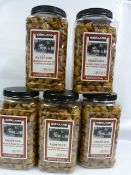 *5 Jars of Kirkland H K Andersons Valancia Peanut Butter Nuggets