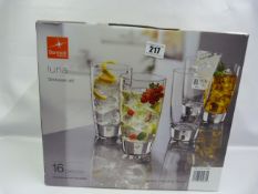 *16 Piece Luna Drinks Ware etc