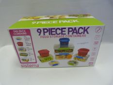 *KLIP IT FOOD STORAGE 9PC