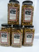 *5 Jars of Kirkland H K Andersons Valancia Peanut Butter Nuggets