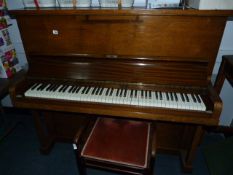 Upright Piano with Stool