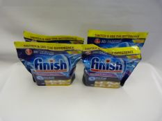 *4 Packs of Finish Power Ball Tablets