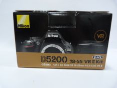 *NIKON D5200 DLSR CAMERA