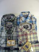 *4 THE NEW IVY BRAND CHECKED SHIRTS