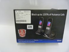 *BT 8500 TWIN PHONE SET