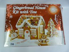 *Gingerbread House Kit with Tree
