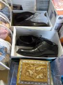 2 Pairs of Mens Leather Shoes - Size 9