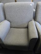 *High Back Grey Easy Chair