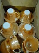 Set of Carnival Glass USA Tea Set