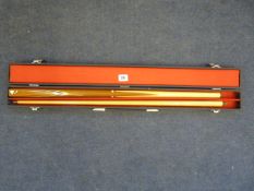 Comet 2 Piece Snooker Cue with Case