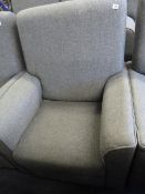 *High Back Grey Easy Chair