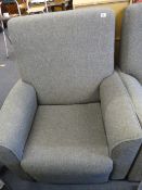 *High Back Grey Easy Chair