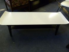 1950's Long John Coffee Table with Formica Top