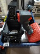 Box Containing Assorted Veronica Camera Hood - Taps - Joysticks etc