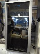 Blue Ice Bottle Cooler with Transparent Door