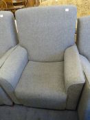 *High Back Grey Easy Chair