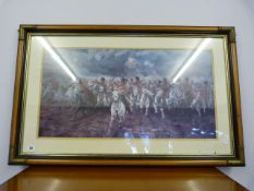 Framed Print - Charge of The Light Brigaide