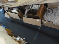 4 Boxes containing Assorted Kitchenalia - Decorative Items - Cushions  etc