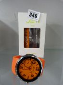 Jam Time Watch -Orange Strap - Orange  Face