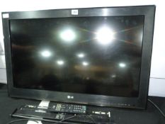 LG Flat Screen TV with Wall Mount Bracket & Remote Control