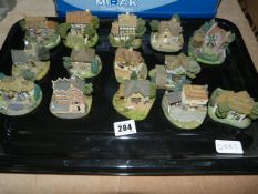 14 Miniature Lilliput Lane Cottages